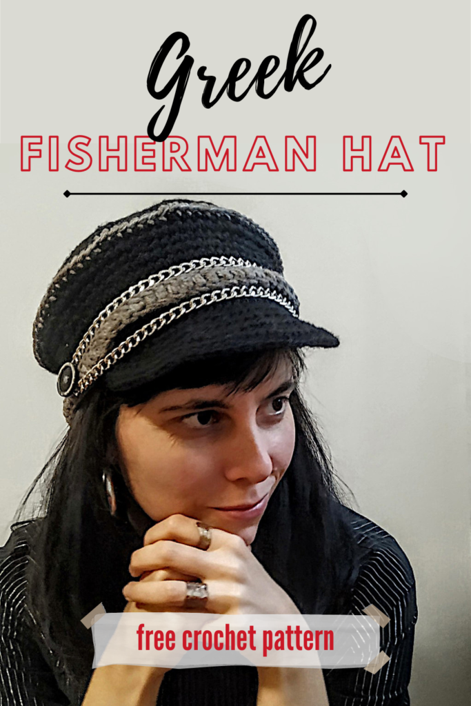 crochet Greek Fisherman Hat