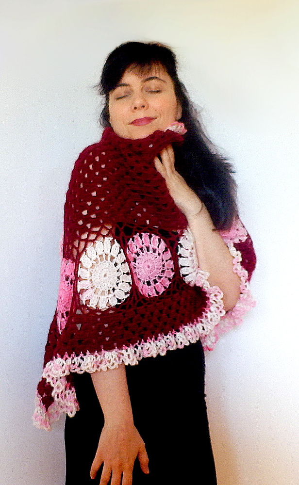 crochet marquise shawl