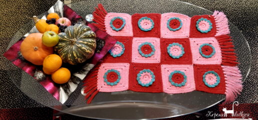 Crochet Patchwork Table Runner