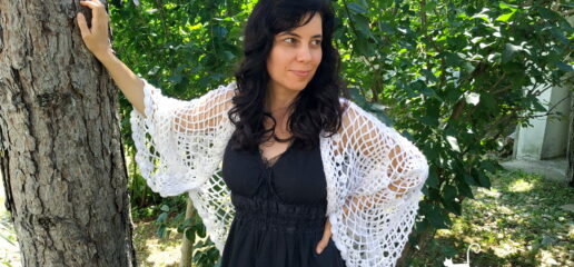 Crochet Wrap Ladybug