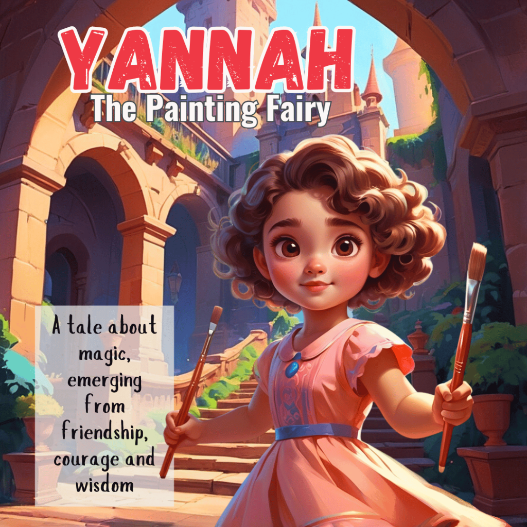 crochet winged fairy doll yannah story book for children