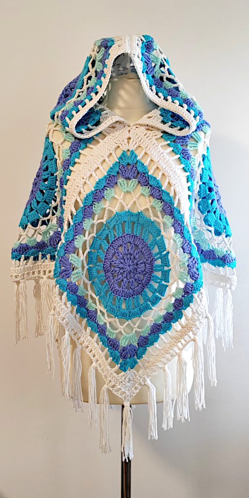heklani pončo meksikana crochet hooded poncho mexicana