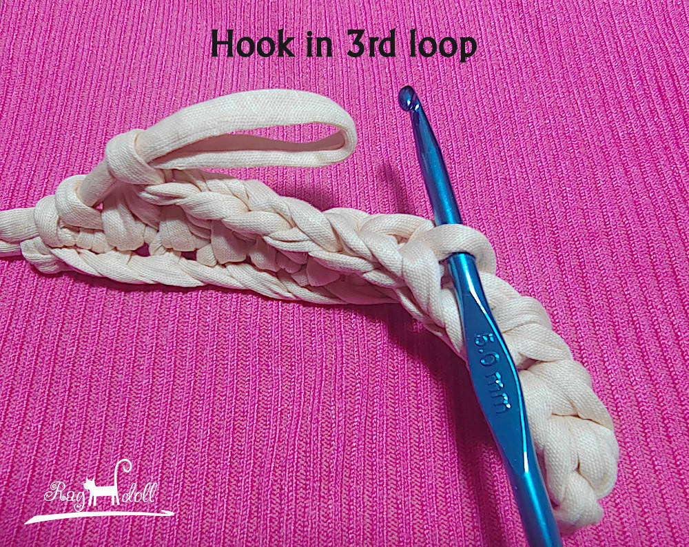 crochet hdc in 3rd loop