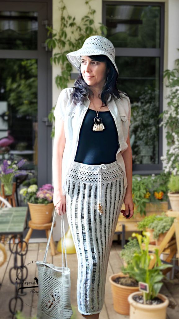 Moonchild crochet knit Long Skirt