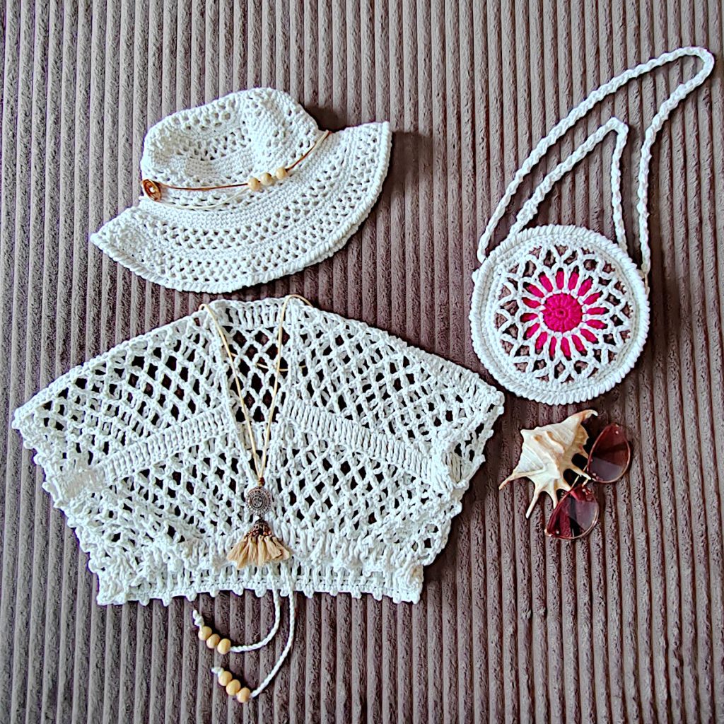 moonchild stained glass crochet bag