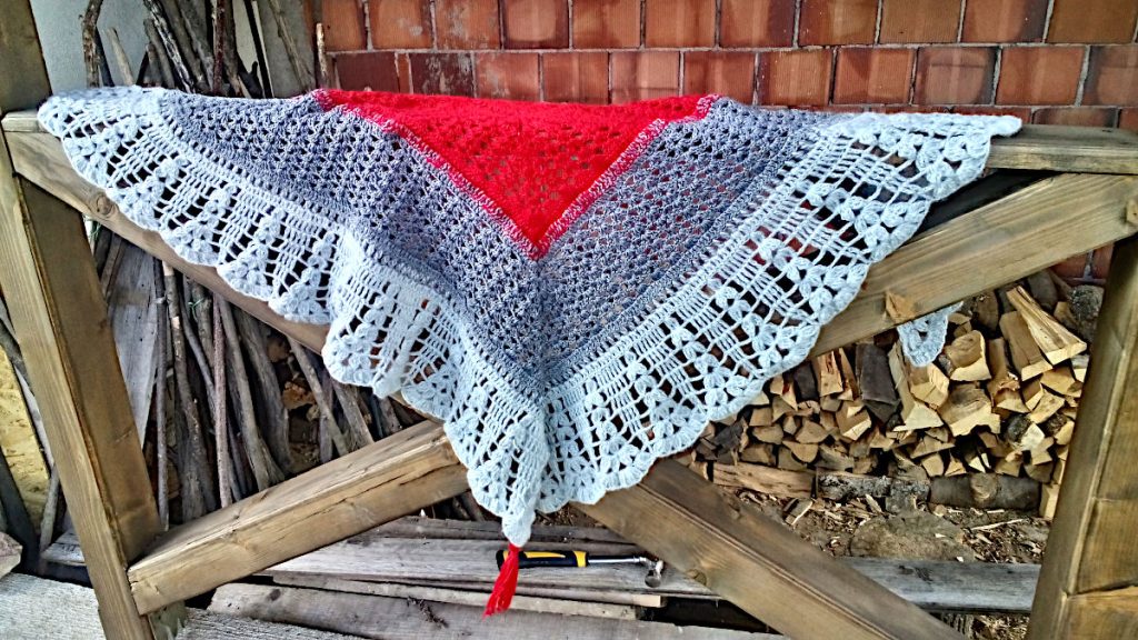 crochet shawl Under the Mexican Sky