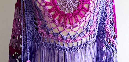 Crochet Poncho “Mexicana Marina”