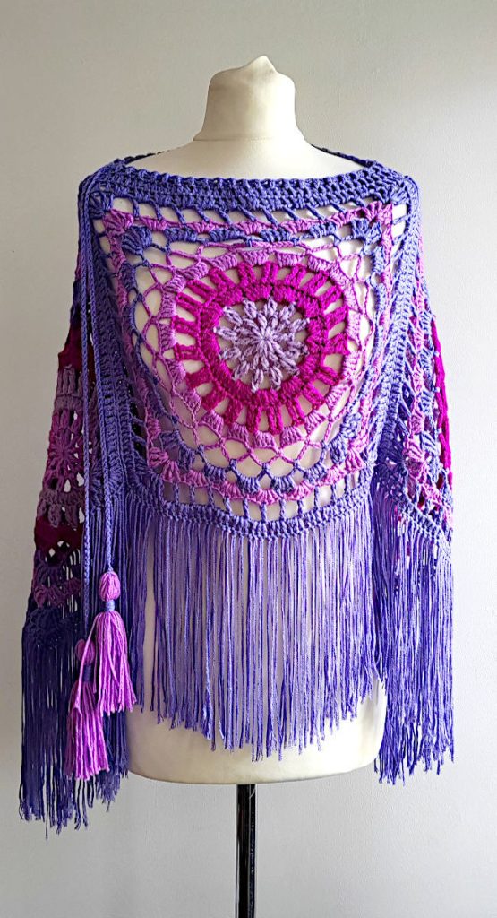 crochet mexicana marina poncho