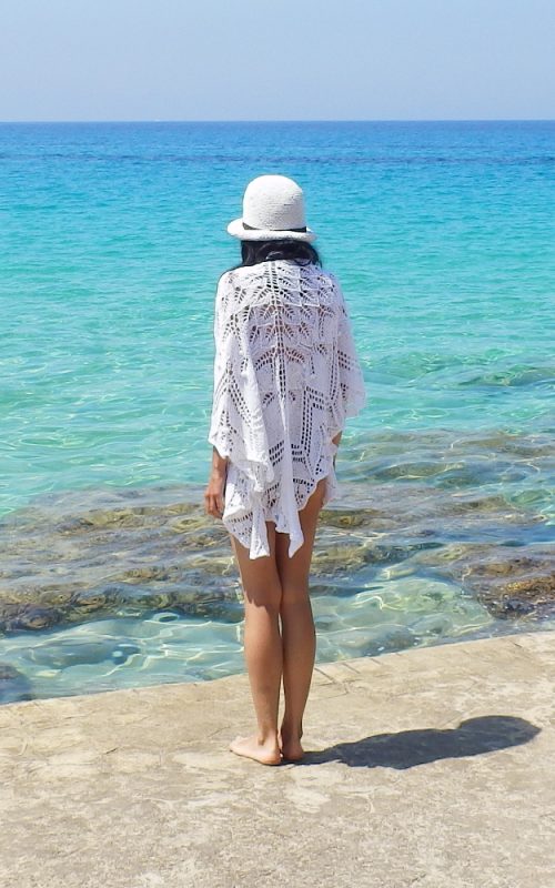 knit beautiful shawl wrap with bobbles and lace pattern aeolian shawl