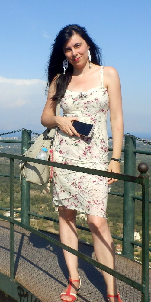 sew draft super easy straps summer dress in 2 layers