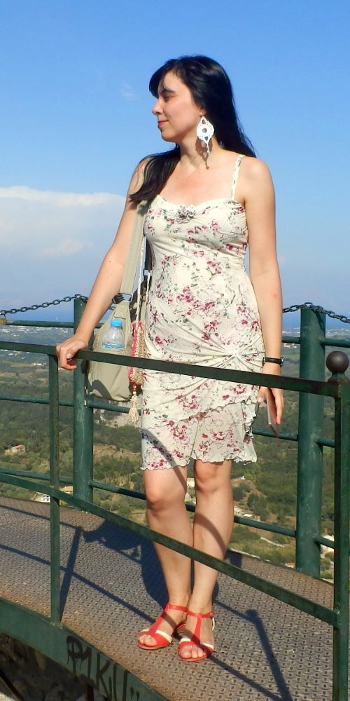 sew draft super easy straps summer dress in 2 layers
