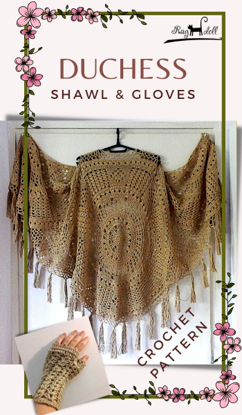 Duchess Shawl and Gloves 3