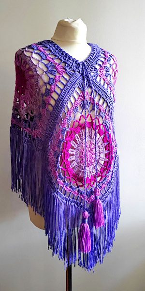 crochet mexicana marina poncho