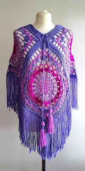 crochet mexicana marina poncho