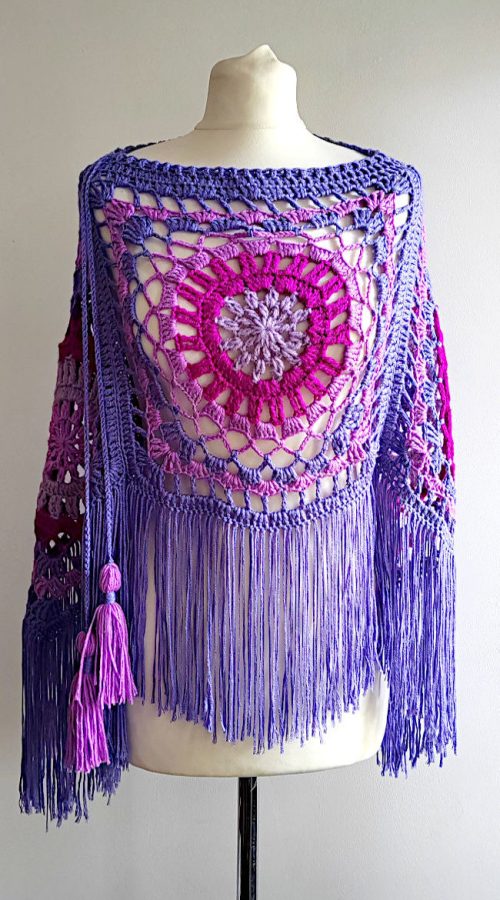 crochet mexicana marina poncho