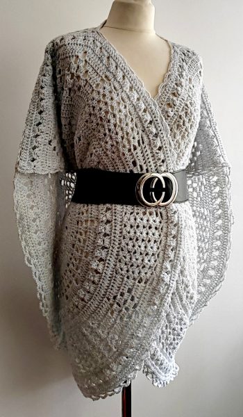 crochet beautiful pattern moon duchess shawl cardigan