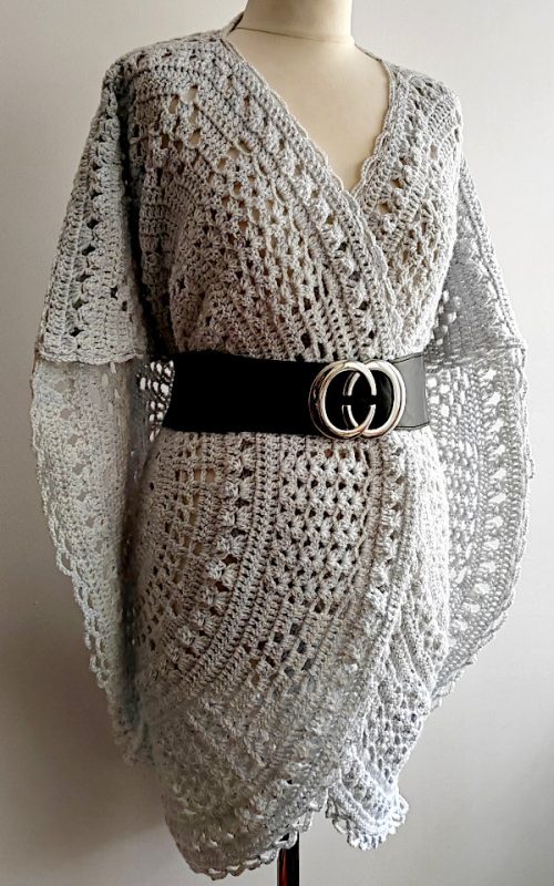 crochet beautiful pattern moon duchess shawl cardigan
