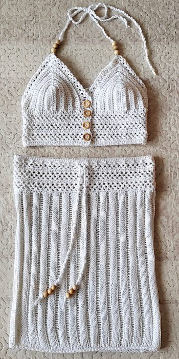 knit crochet moonchild beach skirt