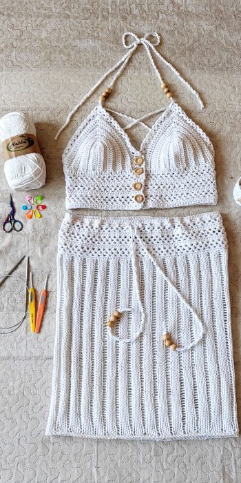 pletena heklana suknja mesečevo dete