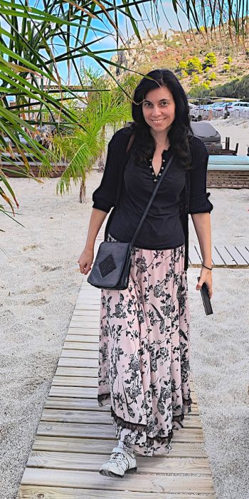 how to sew half circle skirt easy