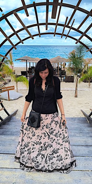 how to sew half circle skirt easy