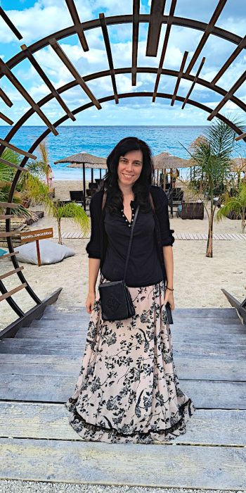 how to sew half circle skirt easy