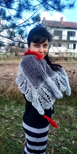 crochet shawl Under the Mexican Sky