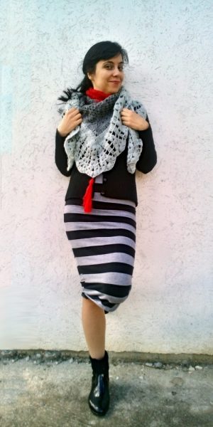 crochet shawl Under the Mexican Sky