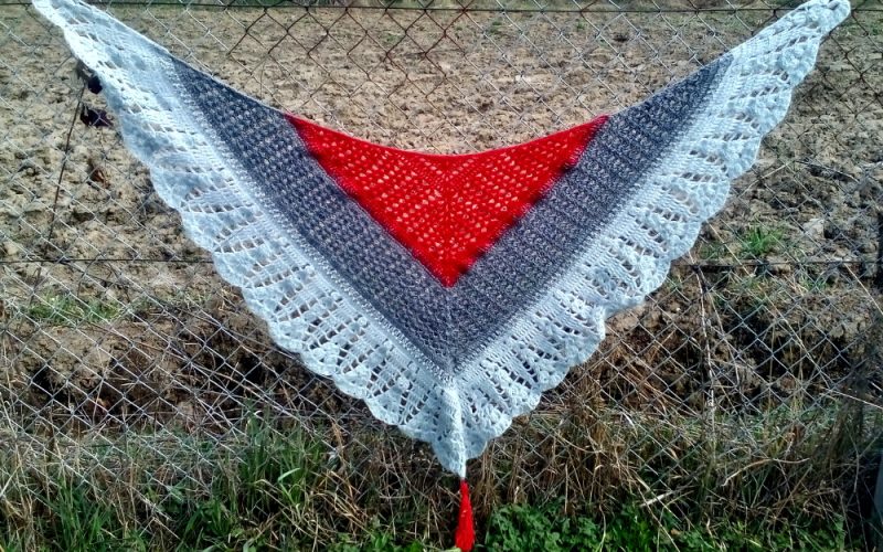 crochet shawl Under the Mexican Sky