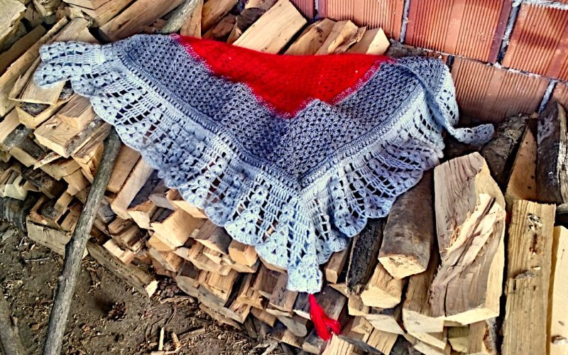 crochet shawl Under the Mexican Sky