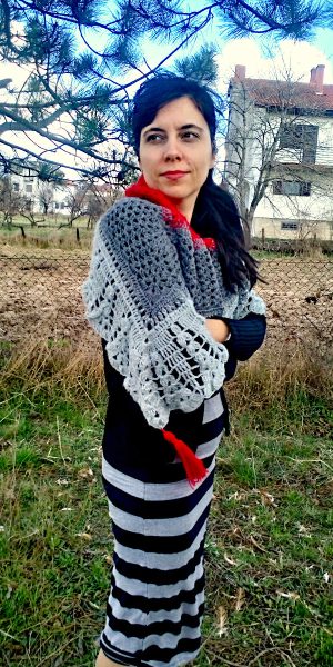 crochet shawl Under the Mexican Sky