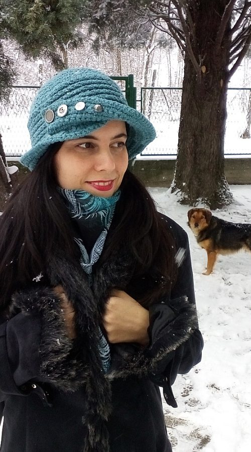 heklani šešir sa obodom